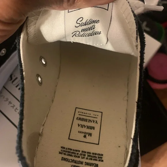 Maison Mihara Yasuhiro OG Peterson Sole Canvas low
